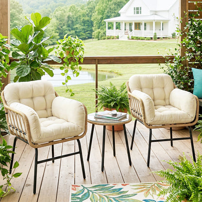 Outsunny Conjunto De Jardín Exterior De 3 Piezas_4