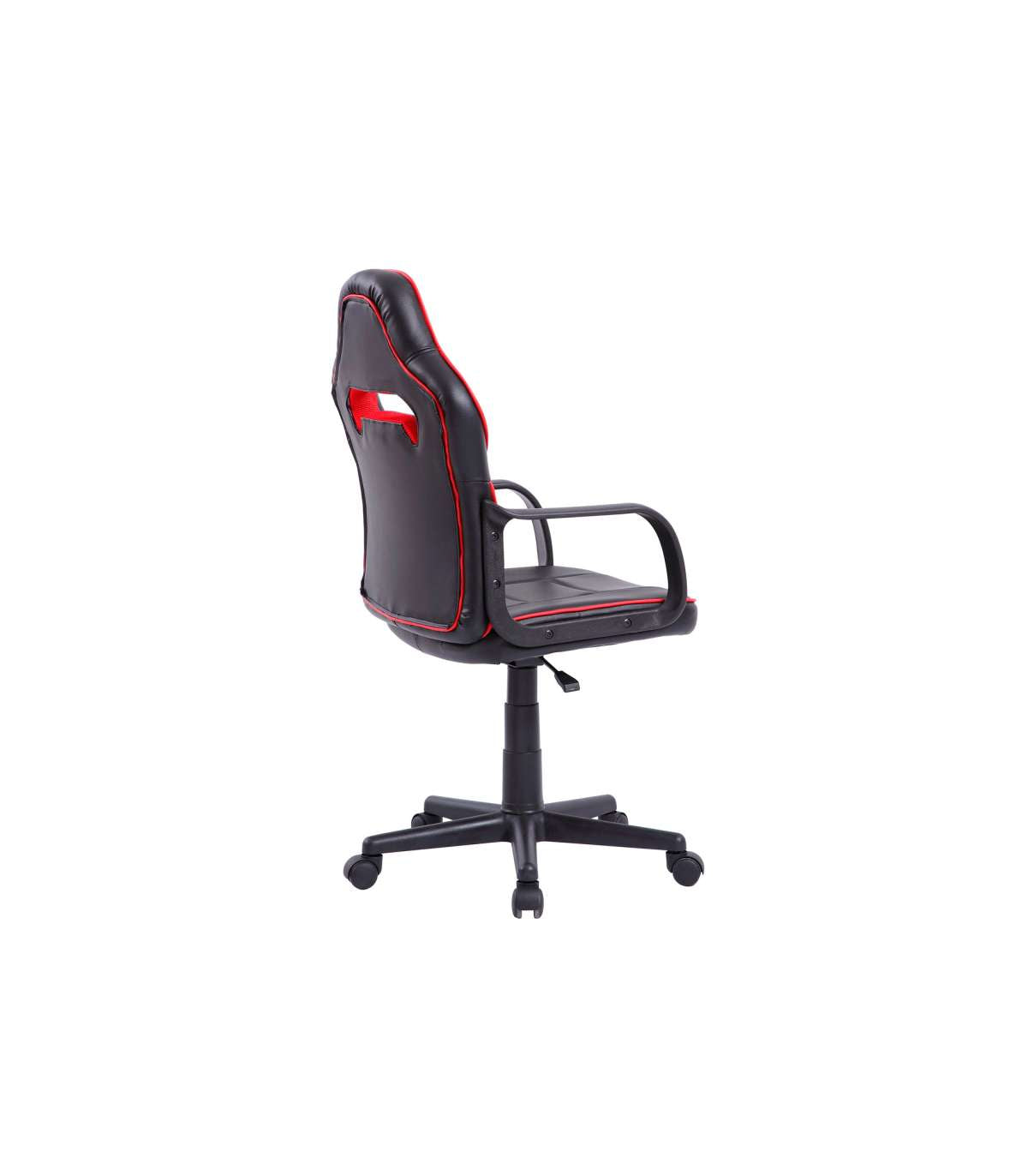 Sillón Giratorio Xtr Junior Regulable En Altura En Símil Piel Negro/rojo, 98-108 Cm(alto_5