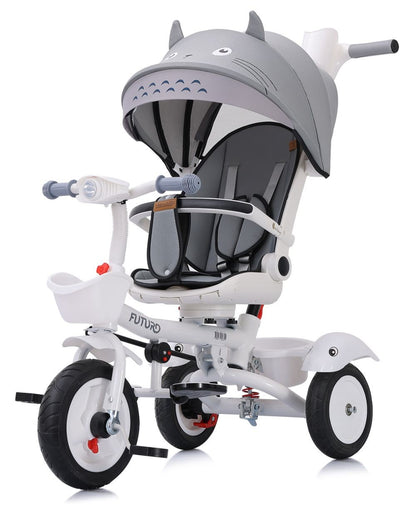 Triciclo Con Sillín Giratorio 360 Y Capota Futuro Grey_0