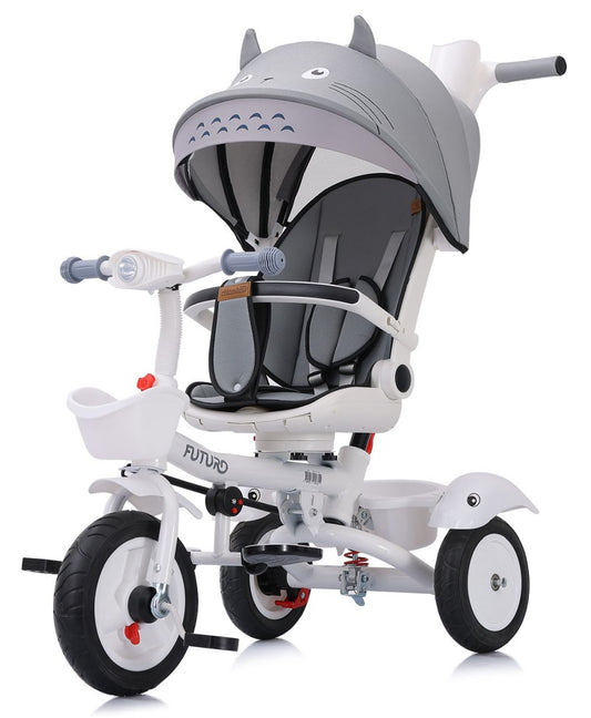Triciclo Con Sillín Giratorio 360 Y Capota Futuro Grey_0