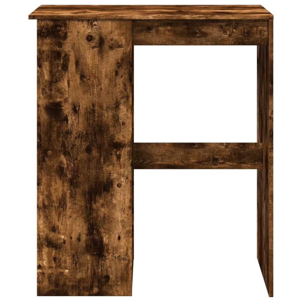 Mesa Alta Con Estantes Madera Roble Ahumado 90x47,5x103,5 Cm_2