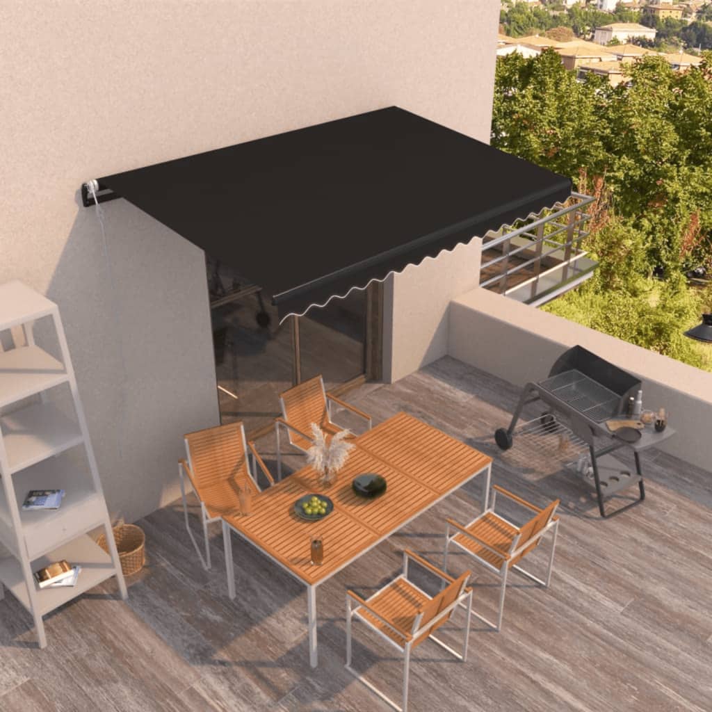 Toldo Retráctil Automático Gris Antracita 450x350 Cm_1