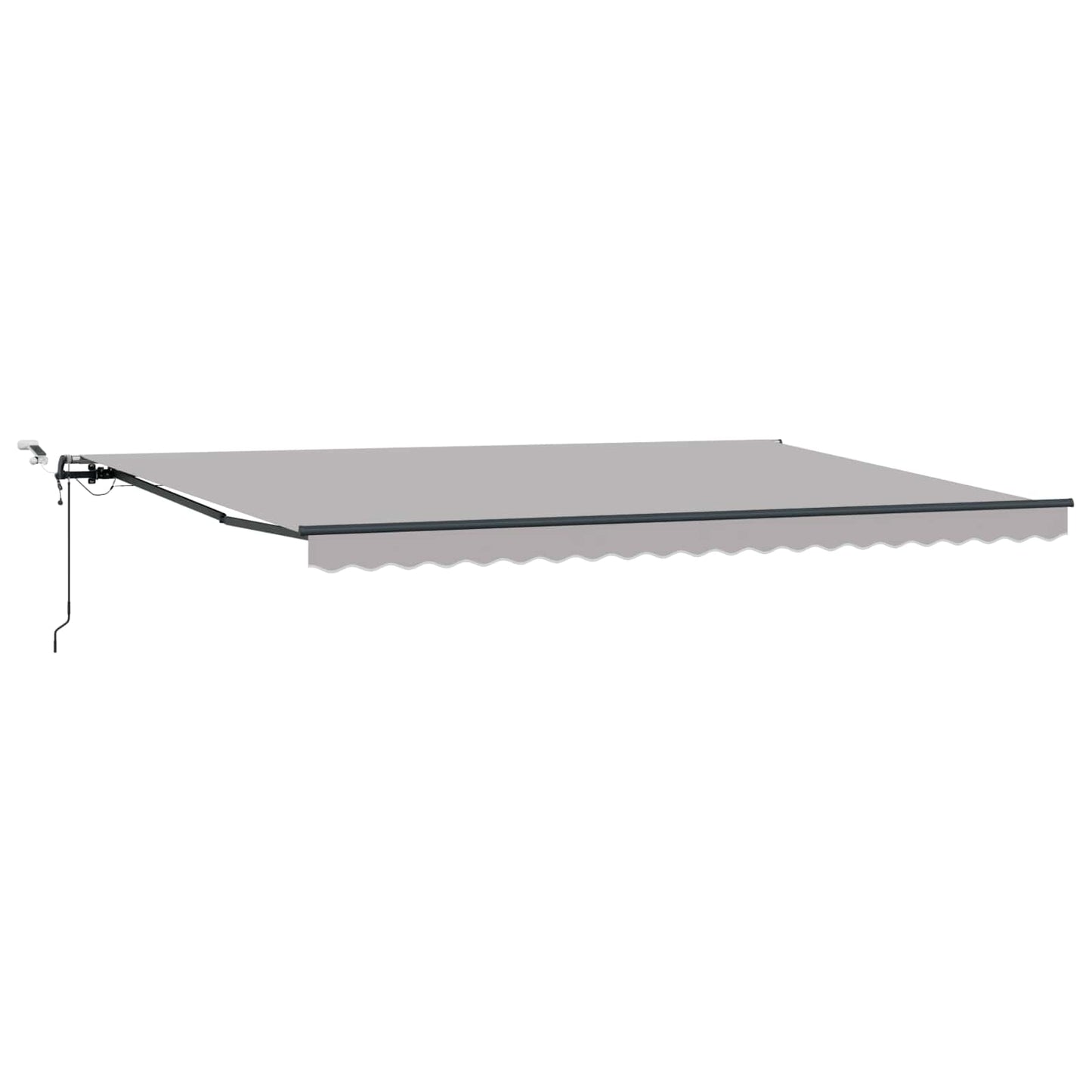 Toldo Retráctil Gris Claro 500 X 300 Cm Poliéster_0