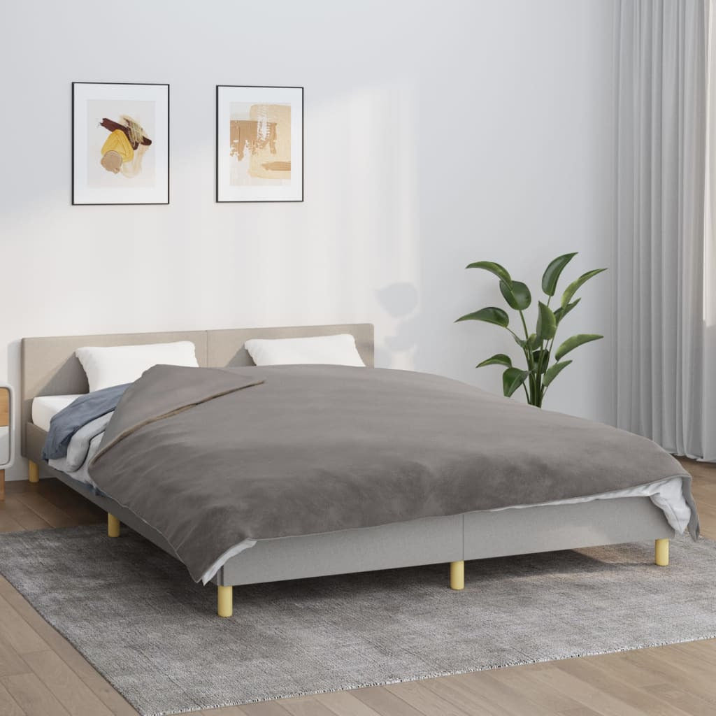 Vidaxl Manta Con Peso Con Funda Tela Gris 200x230 Cm 9 Kg_1