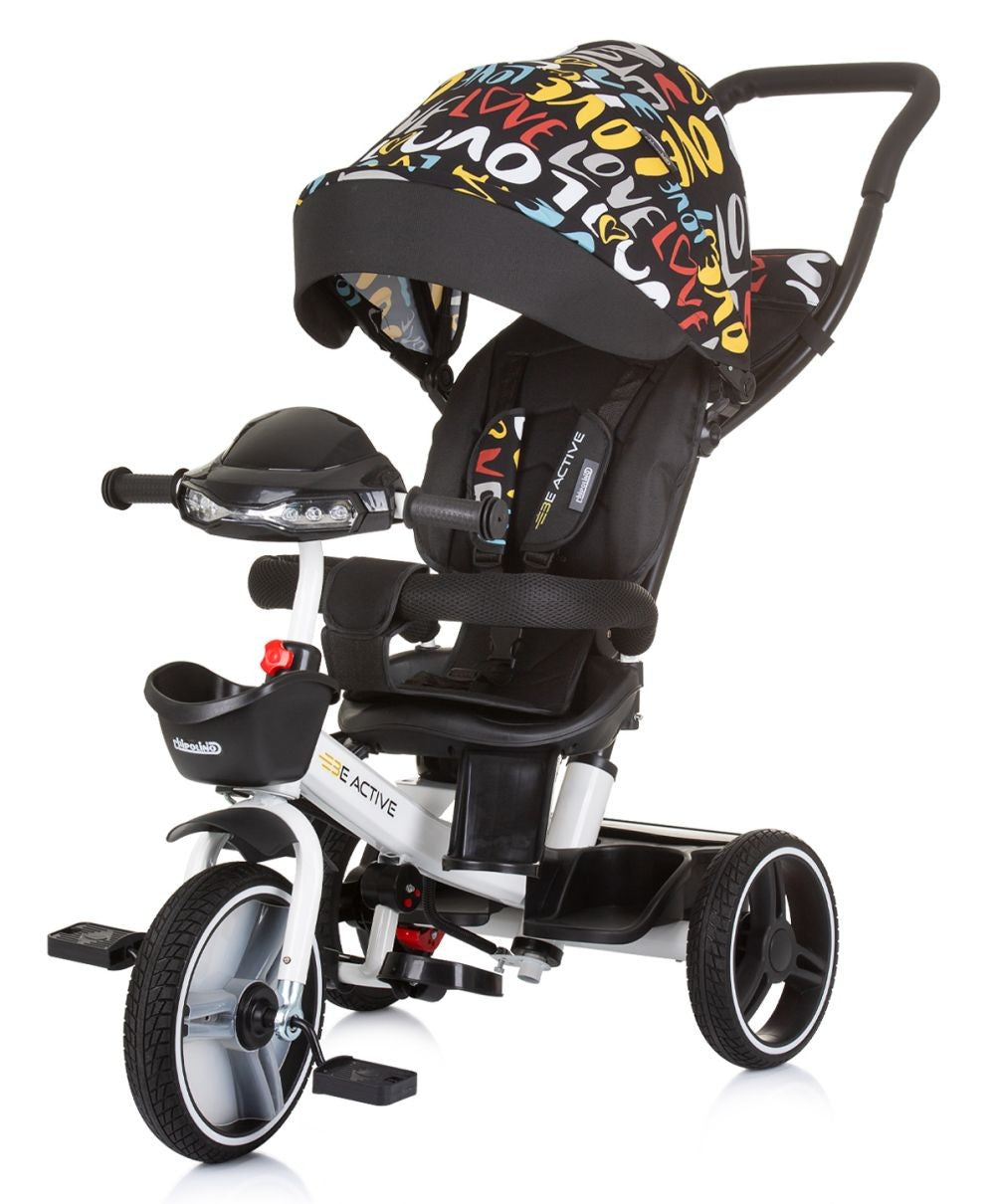 Triciclo Con Capota Y Mango Parental Be Active Love_0