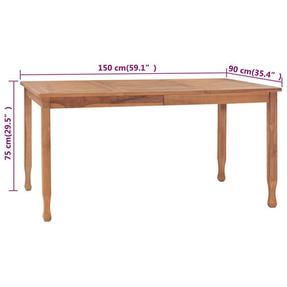 Vidaxl Juego De Comedor De Jardín 5 Piezas Madera Maciza De Teca_2