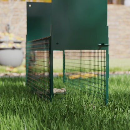 Outsunny Trampa Para Animales Vivos Con 2 Puertas Asa Para Ratones 80x25x30 Cm_3