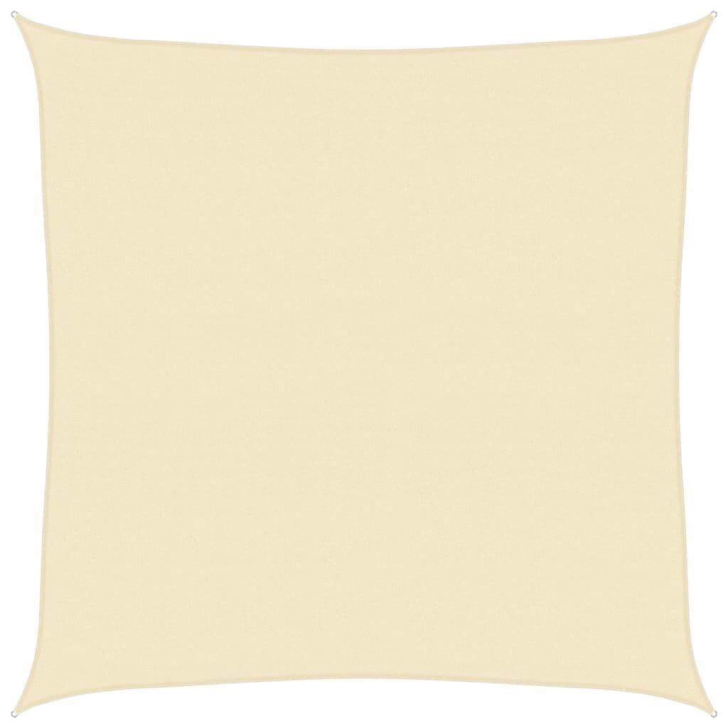 Vidaxl Toldo De Vela Crema Hdpe 160 G/m² 5x5 M_0