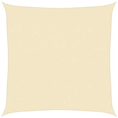 Vidaxl Toldo De Vela Crema Hdpe 160 G/m² 5x5 M_0