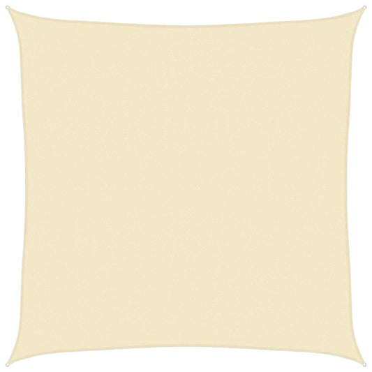 Vidaxl Toldo De Vela Crema Hdpe 160 G/m² 5x5 M_0