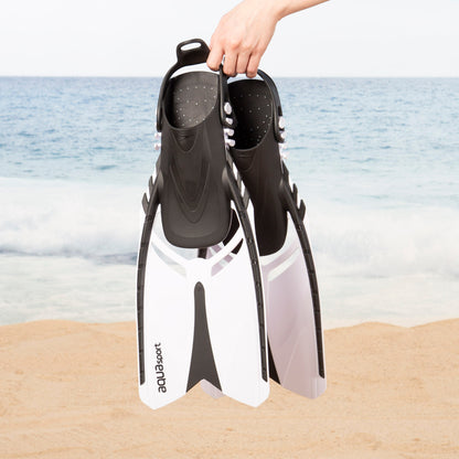 Aqua Sport Set Gafas De Buceo Adulto C/tubo Y Aletas T.42,5-47_1