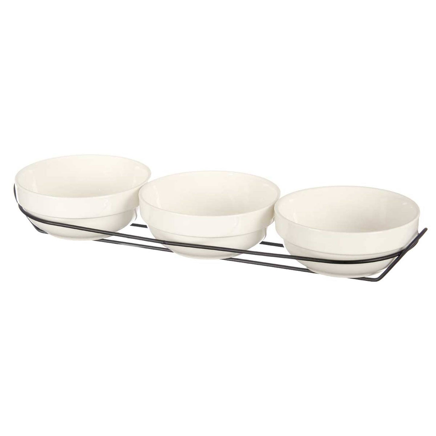 Set 3 Bols Porcelana Blanca 350ml C Supo Colección Vessia_0