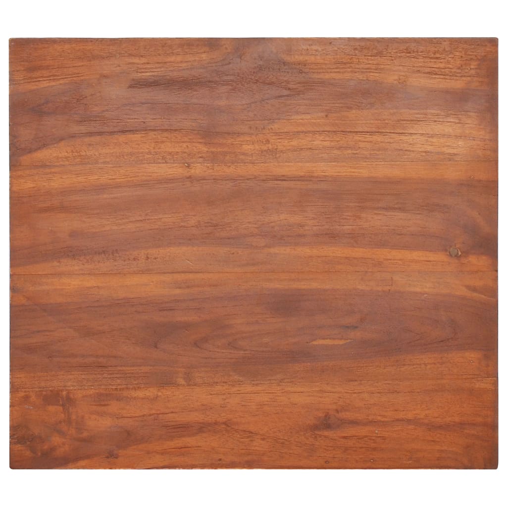 Mesita De Noche De Madera Maciza De Teca 40x35x60 Cm_4
