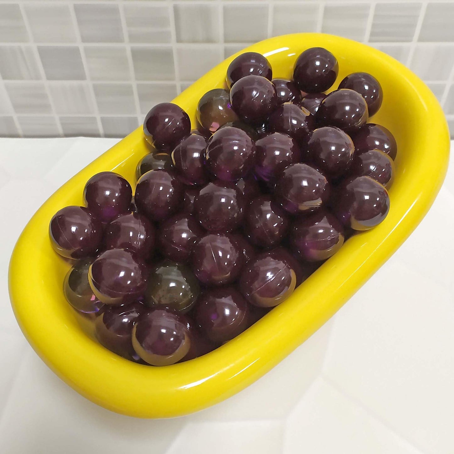 Caja 40 Perlas De Baño Con Aroma A Lavanda - Con Aceite De Soja - Hidratante Y Aromática - Forma Bola_4