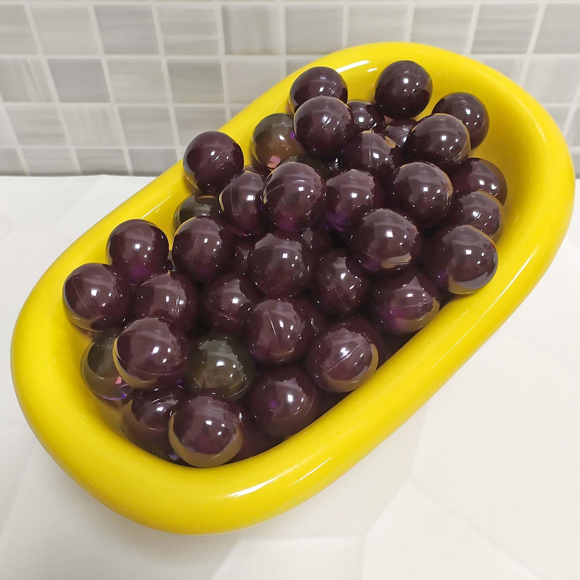 Caja 40 Perlas De Baño Con Aroma A Lavanda - Con Aceite De Soja - Hidratante Y Aromática - Forma Bola_4