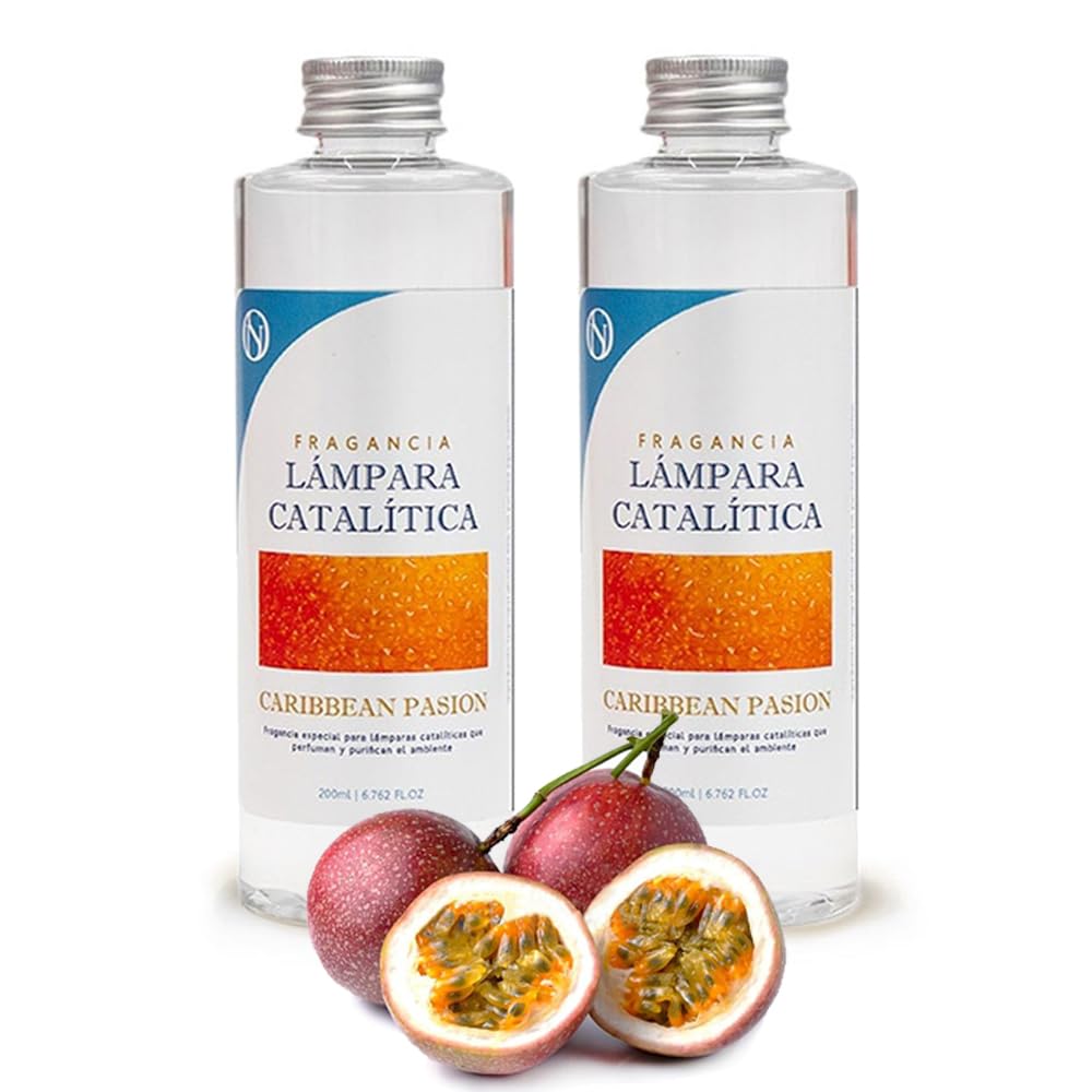 Pack 2x Fragancia Para Lámpara Catalítica 200ml: Aroma Caribbean Passion - Disfruta De Tu Aroma Favorito Más Tiempo_0