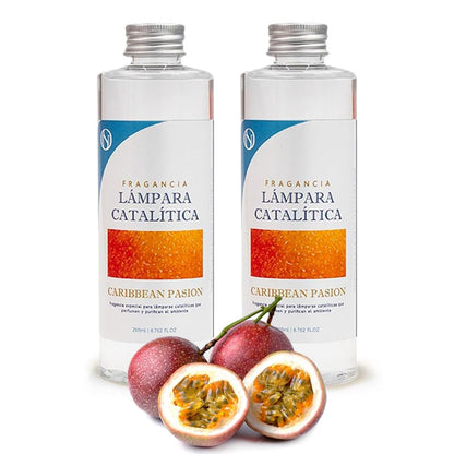 Pack 2x Fragancia Para Lámpara Catalítica 200ml: Aroma Caribbean Passion - Disfruta De Tu Aroma Favorito Más Tiempo_0