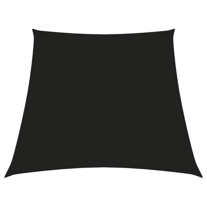 Vidaxl Toldo De Vela Trapezoidal De Tela Oxford Negro 3/4x3 M_0