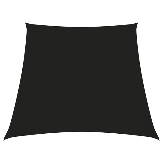 Vidaxl Toldo De Vela Trapezoidal De Tela Oxford Negro 3/4x3 M_0