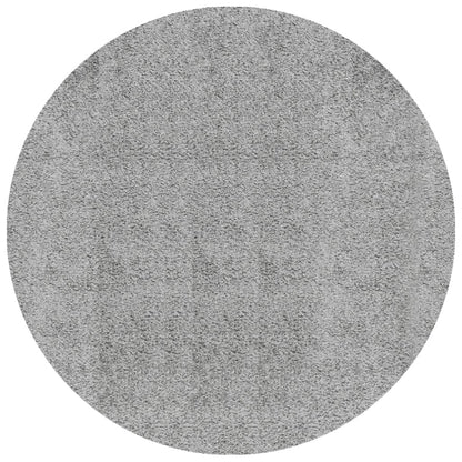 Alfombra Peluda De Pelo Largo Moderna Pamplona Beige Ø 120 Cm / Vetonek_0