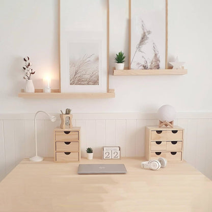 Well Home - Miniblock 3 Cajones En Madera De Pino_2