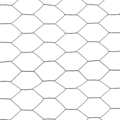 Alambrada De Gallinero Acero Revestimiento Pvc Gris 25x1,5 M / Vetonek_2