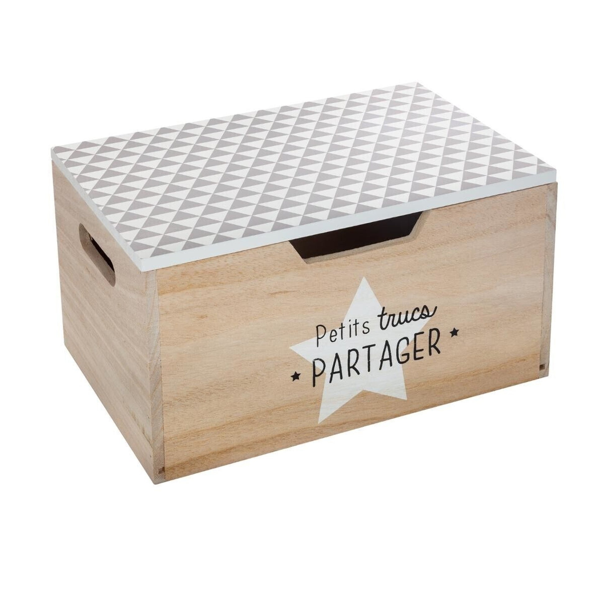 Conjunto De 3 Cajas De Almacenamiento De Madera_2