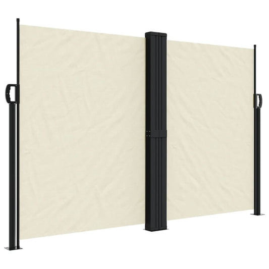 Vidaxl Toldo Lateral Retráctil Crema 160x1000 Cm_0