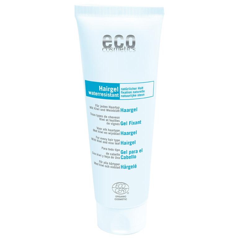 Gel fijador cabello Kiwi - Hoja de parra, EcoCosmetics 125ml