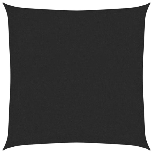 Vidaxl Toldo De Vela Hdpe Negro 160 G/m² 3,6x3,6 M_0