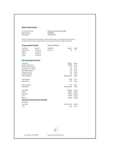 Guaraná En Polvo Bio - 100g_1