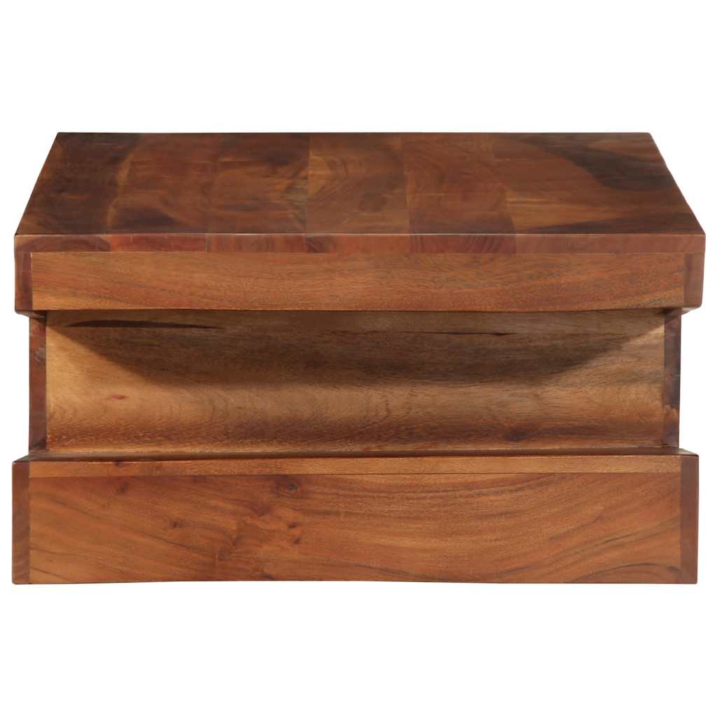 Mesa De Centro De Madera Maciza 90x60x30 Cm Acacia_1