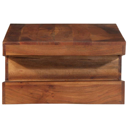 Mesa De Centro De Madera Maciza 90x60x30 Cm Acacia_1