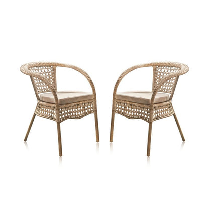 Pack 2 Sillas De Exterior Ikia Rattán, Rattan, 67 X 77,5 X 65_1