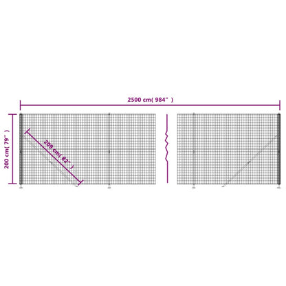 Cerca De Alambre Con Brida Verde 2x25 M / Vetonek_3