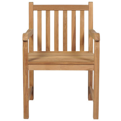 Vidaxl Sillas De Jardín 8 Uds Madera Maciza De Teca Cojines Negro_4