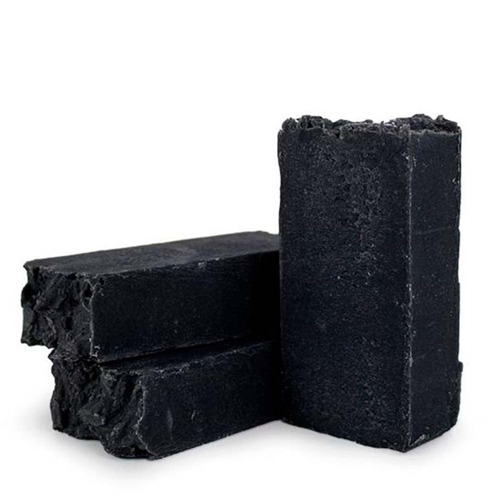 Pack 5 Jabón Natural De Carbón Activo. Reduce El Exceso De Grasa - Elimina Espinillas Y Puntos Negros - Exfoliante Suave_0