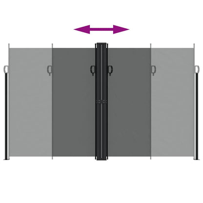 Vidaxl Toldo Lateral Retráctil Gris Antracita 200x600 Cm_4