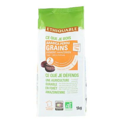 Café Premium Grano Perú Oro verde BIO ideas Comercio Justo 1kg