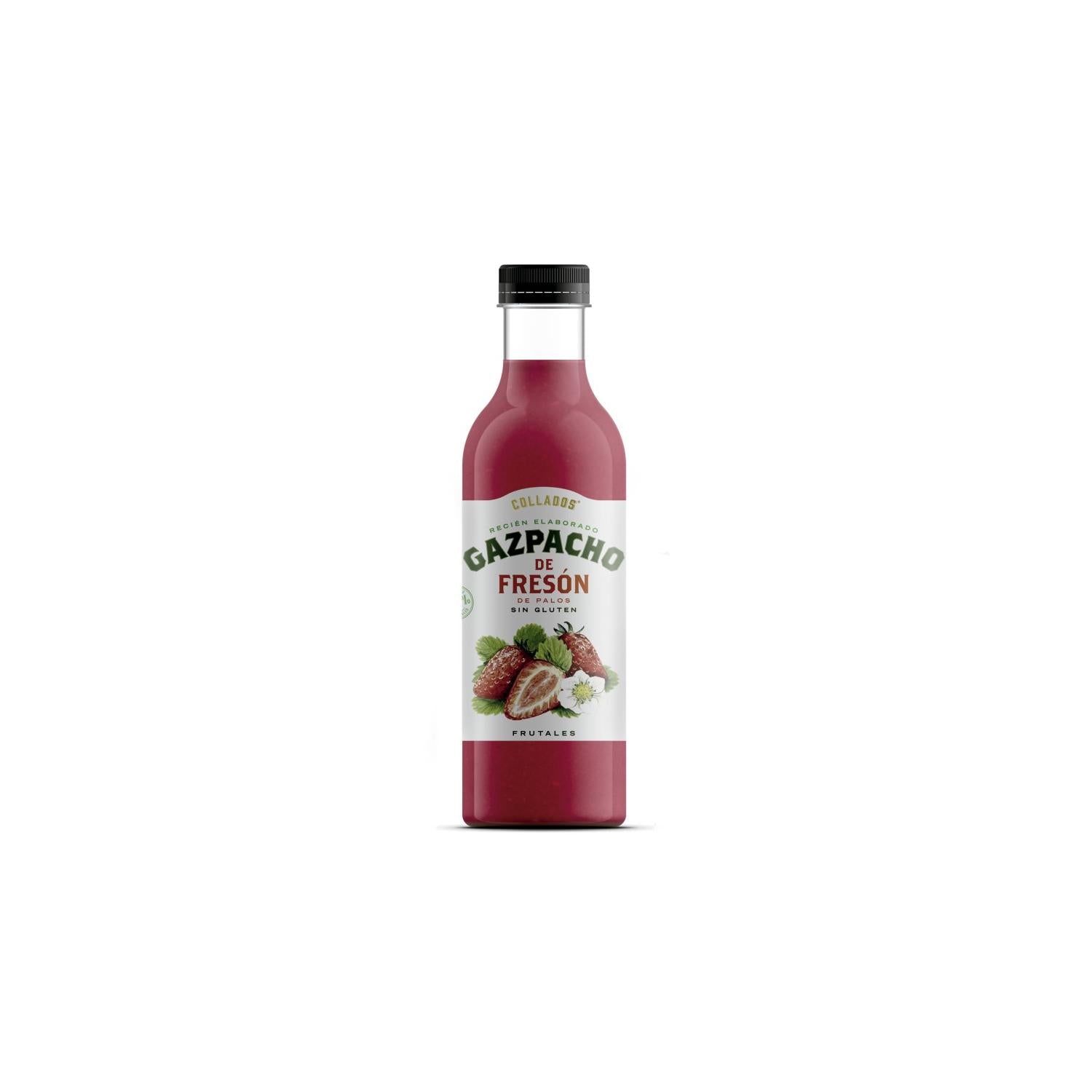 Gazpacho de Fresón de Palos Collados Gourmet 750 ml | Receta natural, sin gluten, sin conservantes_0