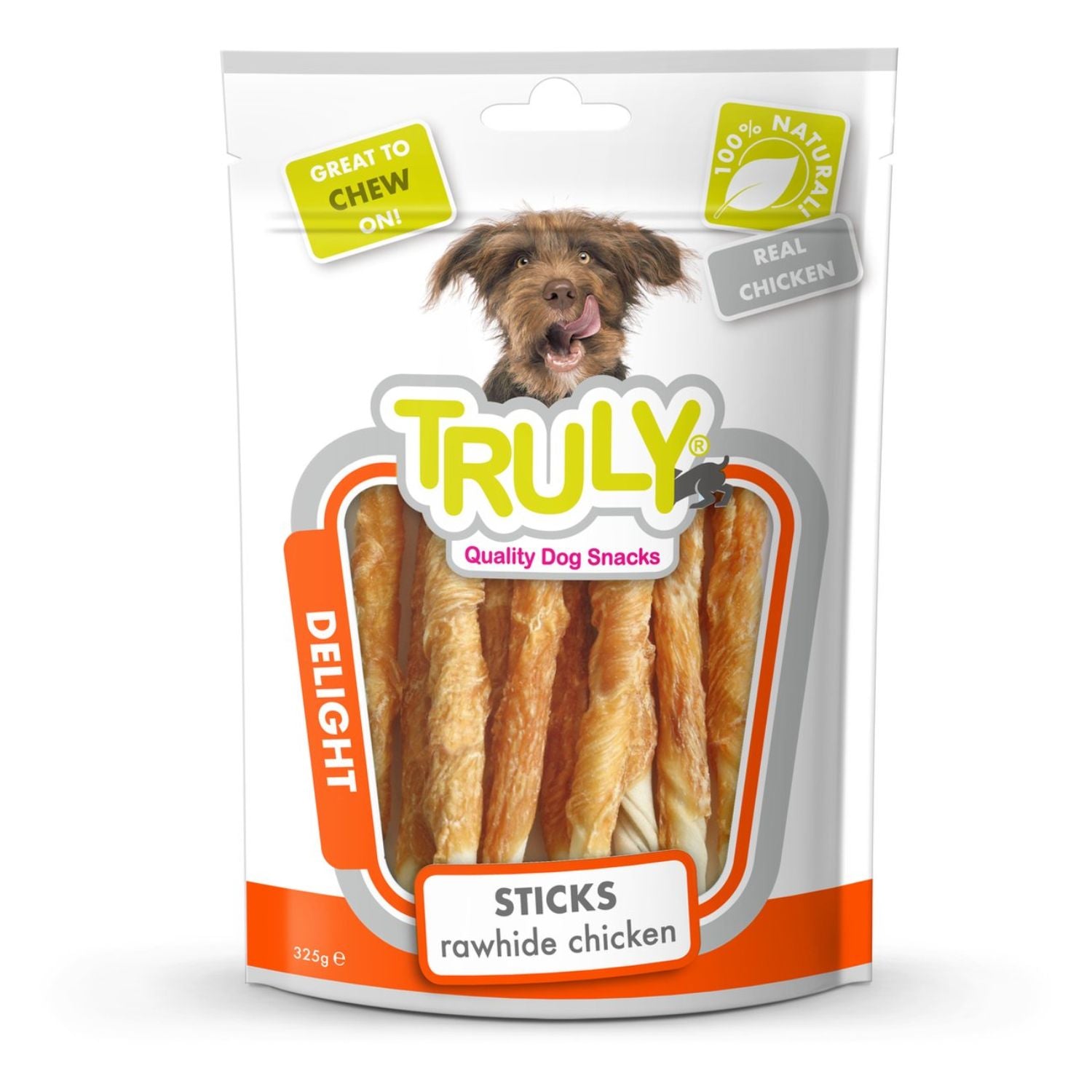 Snack Para Perro Palito De Vacuno Con Pollo Truly Bolsa De 325 Gr 325gr_1