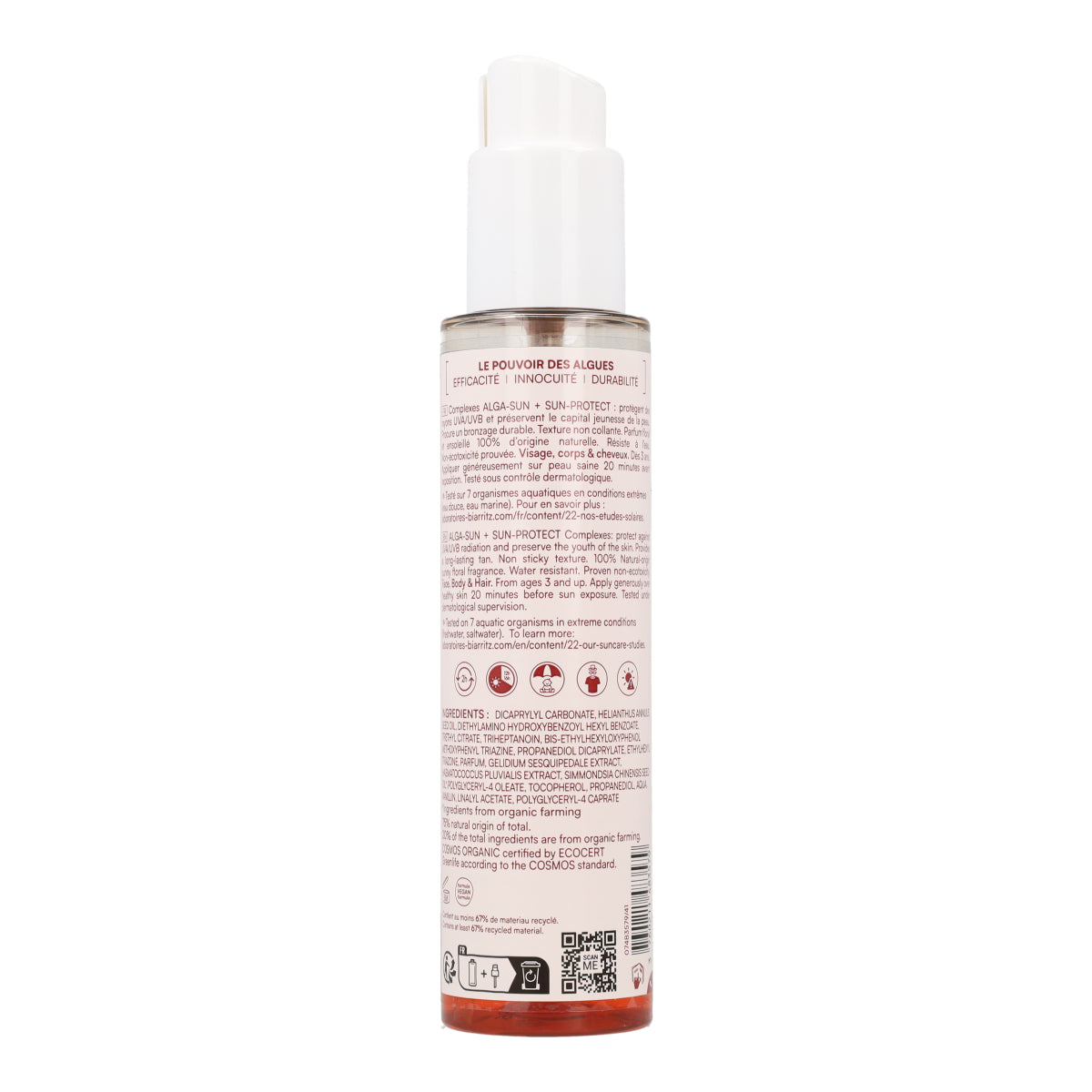 Invisible Sun Oil Spf50 Biarritz 125 Ml 
