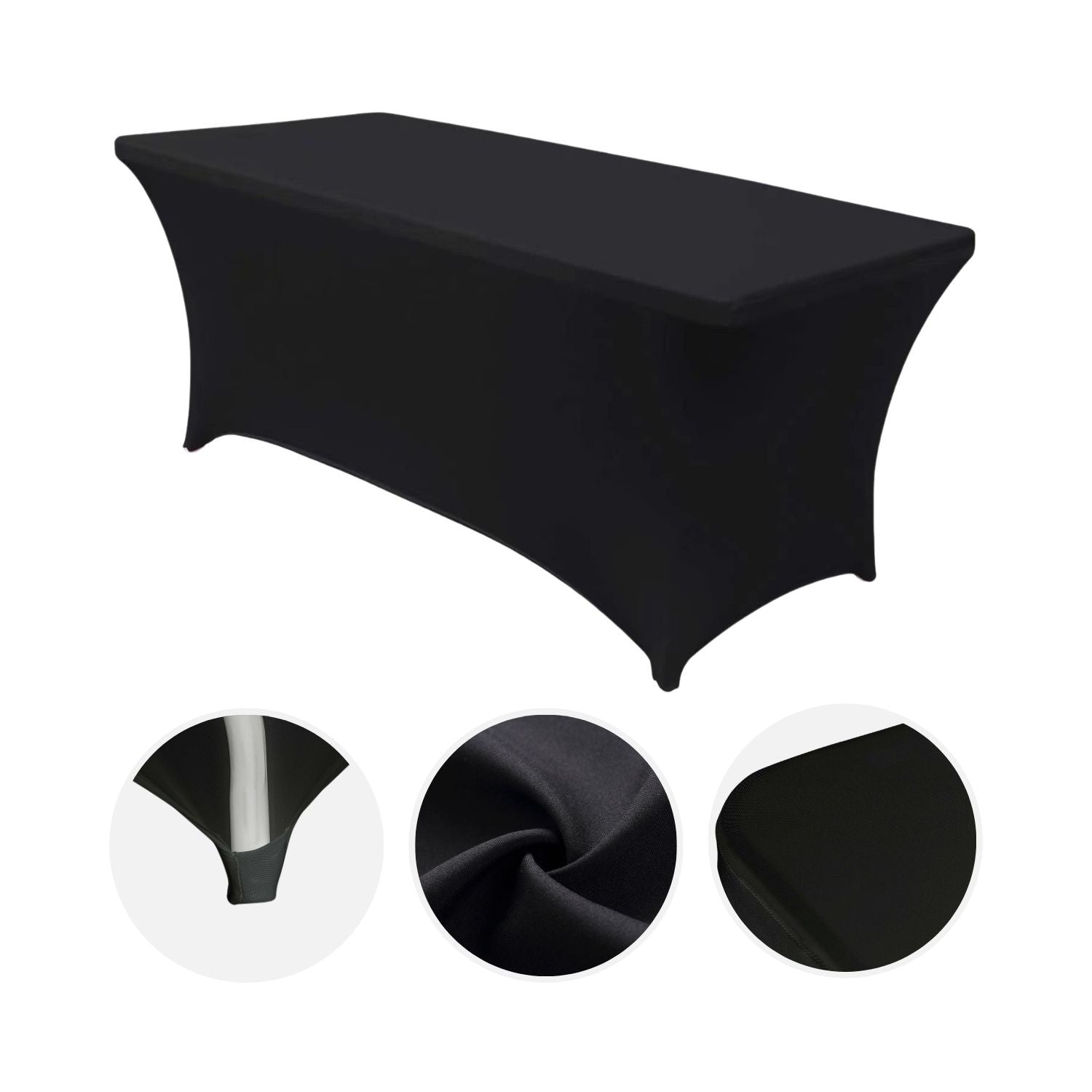 Mesa Plegable 240cm Blanca + Funda Catering 7house_2