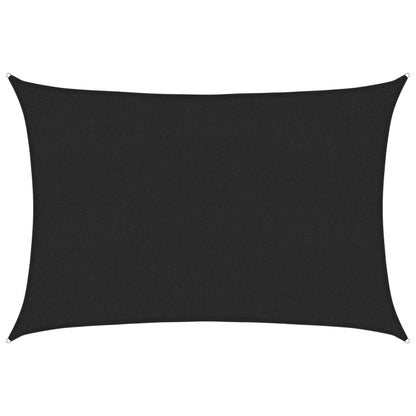 Vidaxl Toldo De Vela Negro Hdpe 160 G/m² 2x2,5 M_0