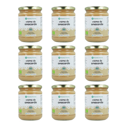 Pack 9x Crema de Anacardo ECO Planeta Huerto 350 g