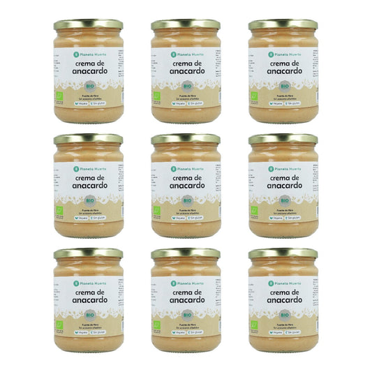 Pack 9x Crema de Anacardo ECO Planeta Huerto 350 g