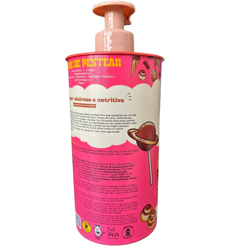 Lola Cosmetics Kids Cachinho Feliz Sorbete De Chocolate Creme De Pentear 450g_2