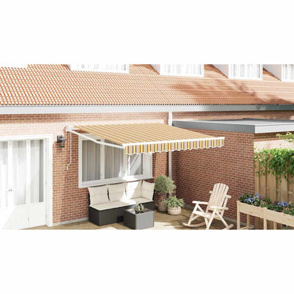 Toldo Retráctil Multicolor 350 X 250 Cm Poliéster Y Metal_1