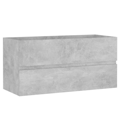 Mueble Con Lavabo Madera De Ingeniería Gris Hormigón_2