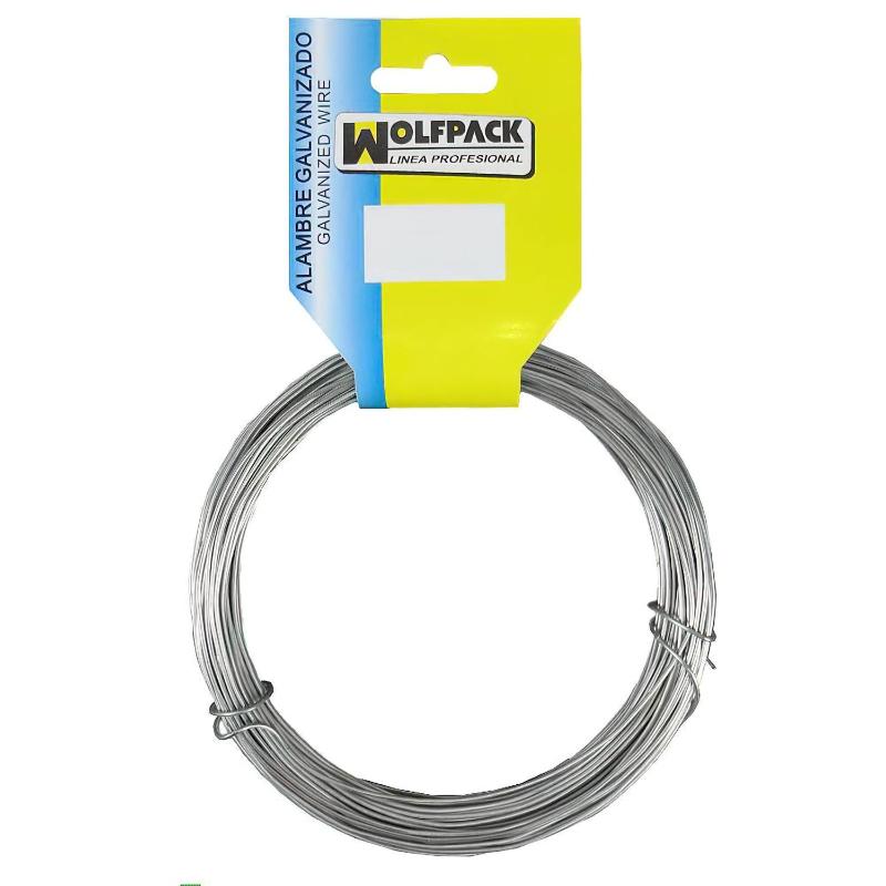 Alambre Galvanizado (rollo 250 Gramos) Nº10/1,5 Mm._0